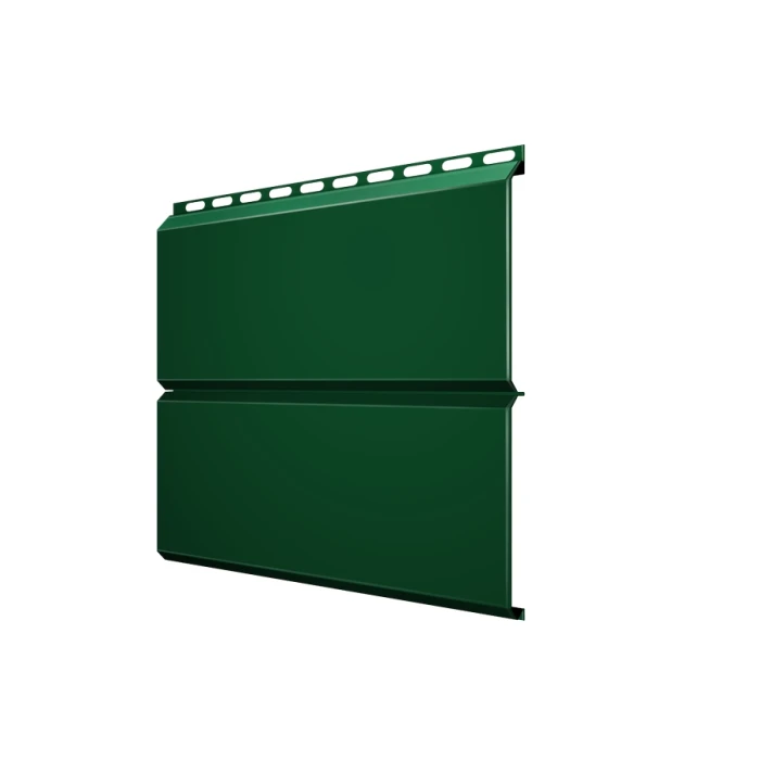 Металлический сайдинг Grand Line ЭкоБрус 0.5 мм Satin RAL 6005 зеленый мох | 345