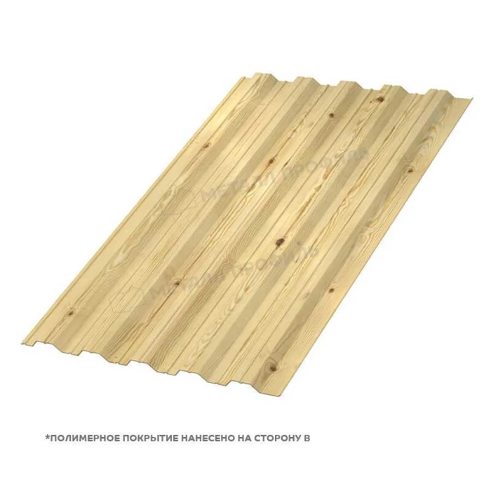 Профлист Металл Профиль HC35 0.5 ECOSTEEL® текстурированный Сосна B